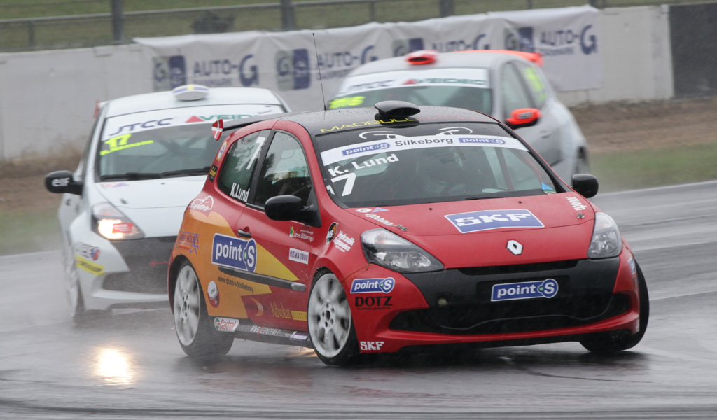 Kim Lund vandt 2012 mesterskabet efter et vådt løb.
(Foto: Motorsporten.dk)
